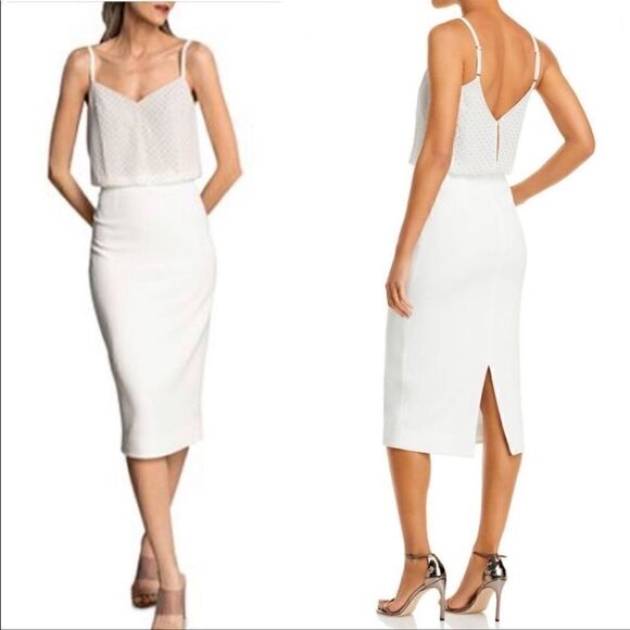 DRESS the Population Alondra Embellished Midi Dress S - Picture 1 of 6